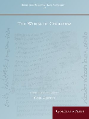 cover image of The Works of Cyrillona